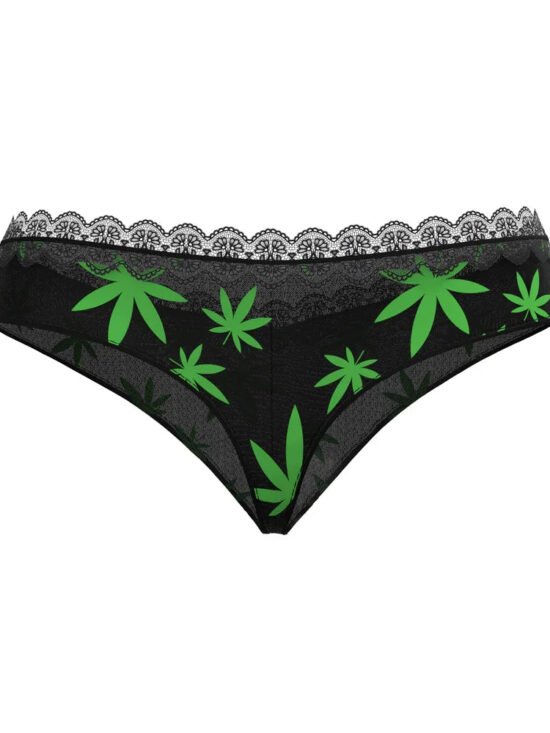 Magic Silk Hazy Dayz Boy Short Leaf Green