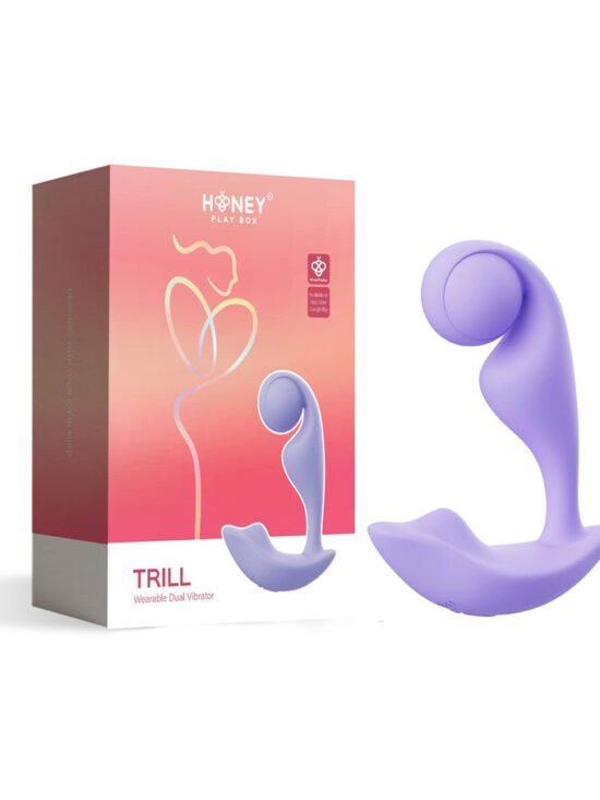 Honey Play Box Trill Wearable Single Ball Dual Vibrator Lavender