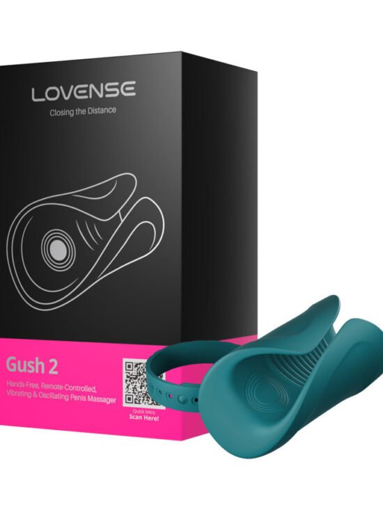 Lovense Gush 2 Vibrating & Oscillating Penis Massager