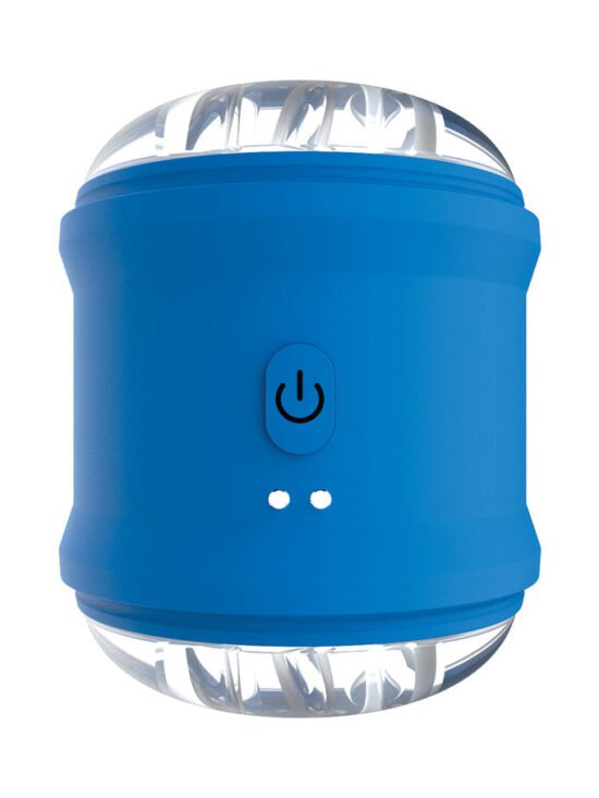 The Royal Male 2 Motor Vibrating Oral Sex Aid Stroker Cylinder Blue