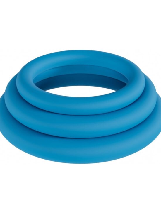 LEVELZ Classic Silicone Cock Ring Set of 3 (XS/S/M)