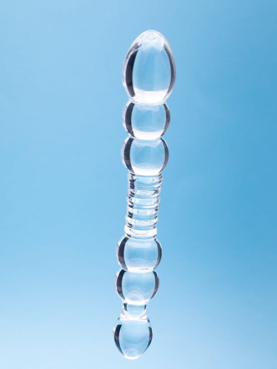 Clarity Elysian Serenade 7.5 In Elongated Glass Dildo