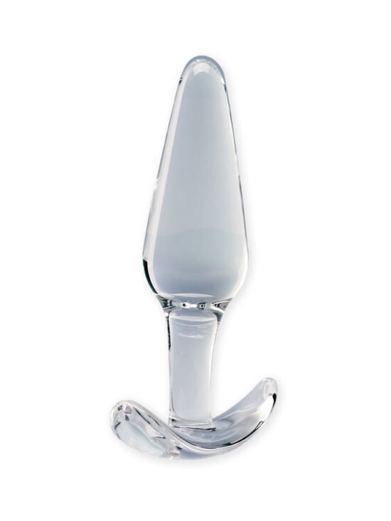 Clarity Utopian Floret 4.3 In Glass Butt Plug