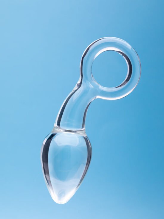 Clarity Utopian Delight 3.5 In Glass Butt Plug