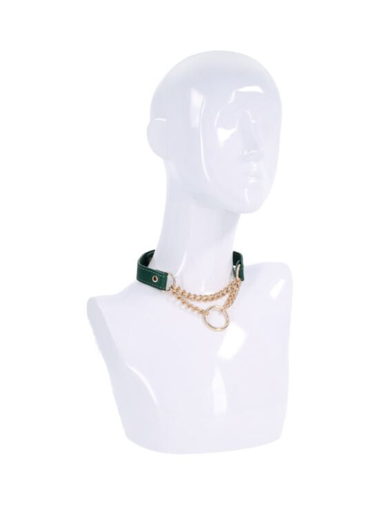 Sportsheets Sex & Mischief Indica Day Collar Green/Gold