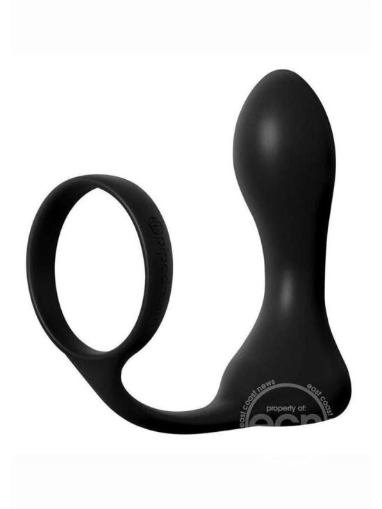 Anal Fantasy Elite Silicone Vibrating Prostate Stimulator with Penis Ring
