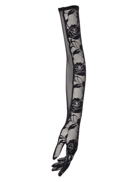 Barely Bare Love Gloves Black