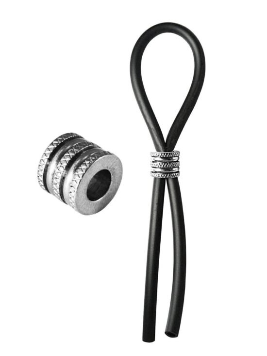 C-ring Lasso Criss Cross Cap Silicone Black