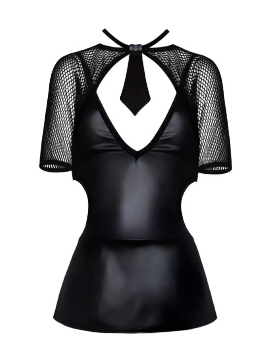 Magic Silk Dress Up Miss Behaving Set Costume Black