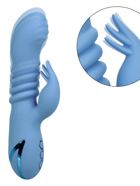 California Dreaming Santa Cruz Coaster Silicone Rechargeable Rabbit Vibrator