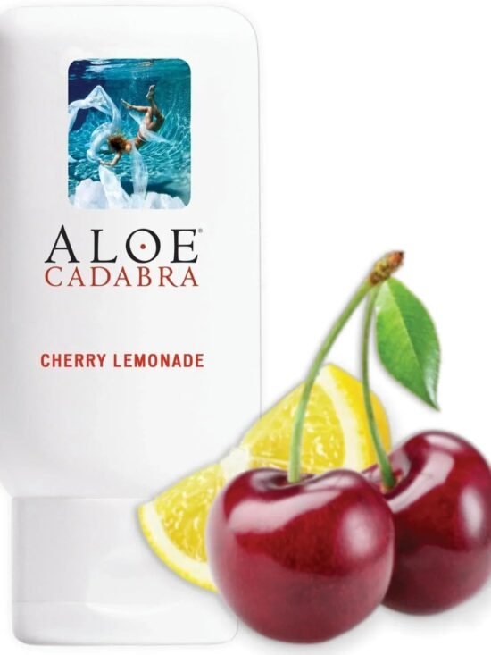 Aloe Cadabra Organic 2-in-1 Personal Lubricant & Vaginal Moisturizer Cherry Lemonade 2.5 oz