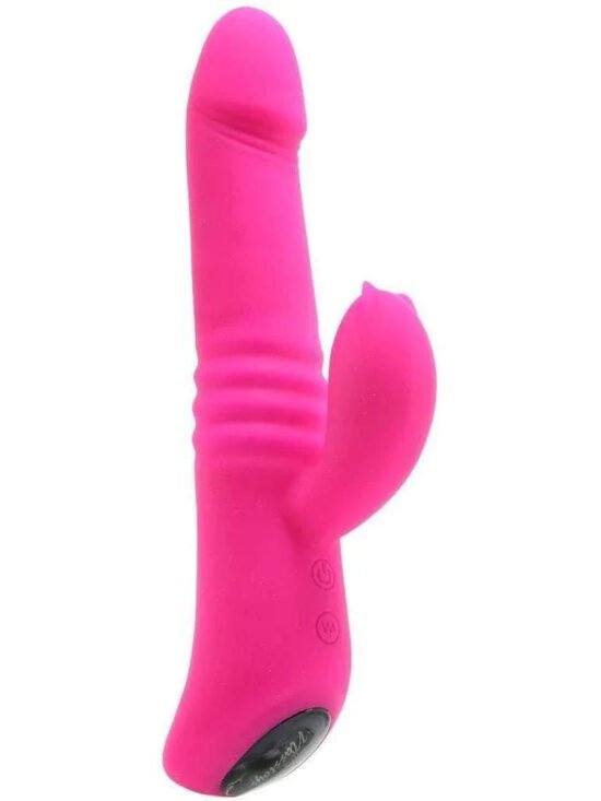 Devine Vibes Heat-up Dynamic 9 Function Thrusting Rabbit Style Vibrator