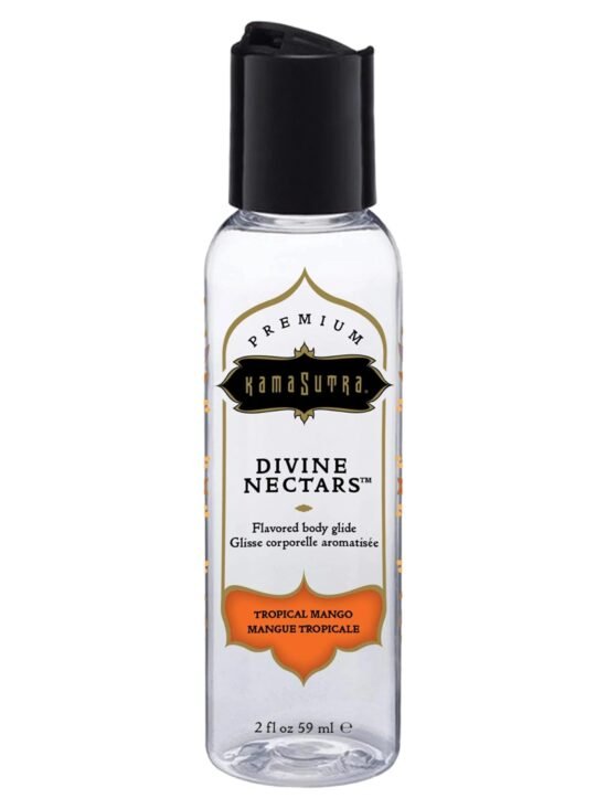 Kama Sutra Divine Nectars Water Based Flavored Body Glide Lubricant Tropical Mango