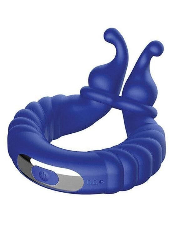 Forto F-24 Silicone Textured Vibrating Penis Ring