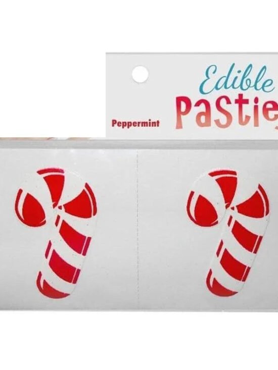 Edible Pasties - Candy Cane
