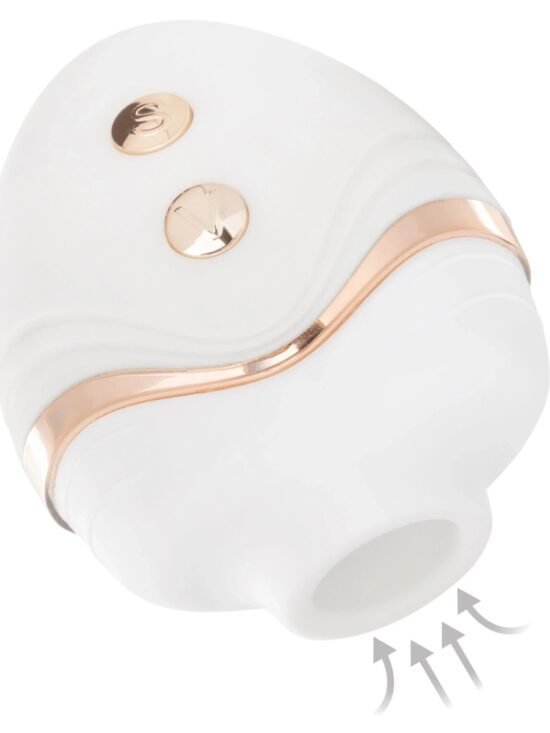 Empowered Palm Pleasure Goddess Rechargeable Vibrating Clitoral Stimulator with Suction