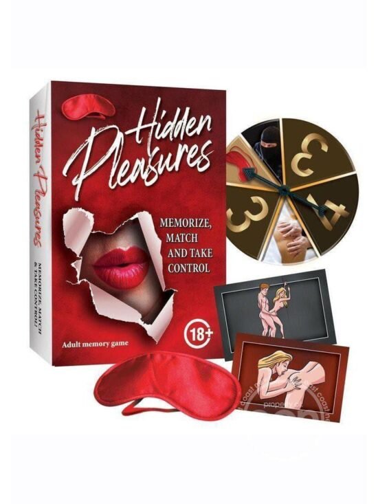 Erotic Couples Hidden Pleasures Memory Card Game