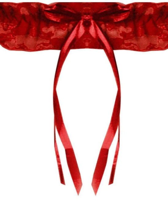 Magic Silk Essentials Lace Leg Garter Red