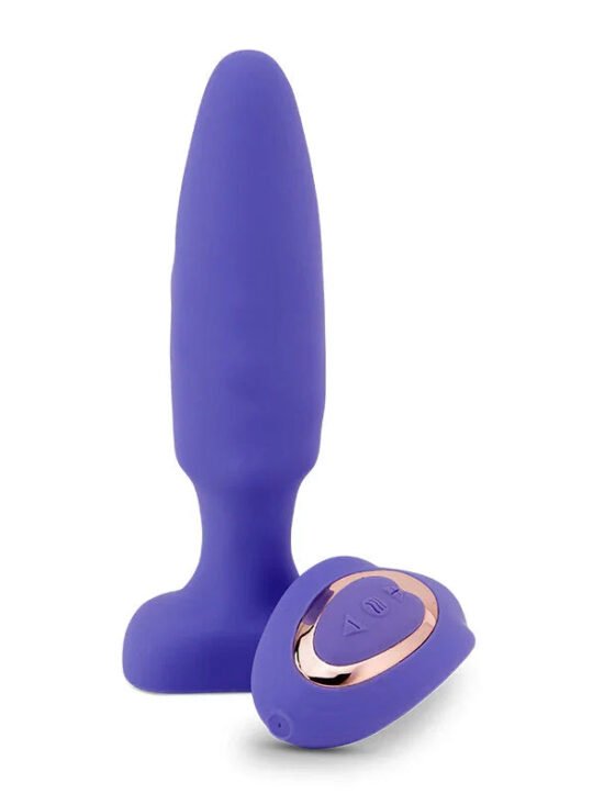 Nu Sensuelle Andii Fino Roller Motion Rechargeable Silicone Anal Plug with Remote Control