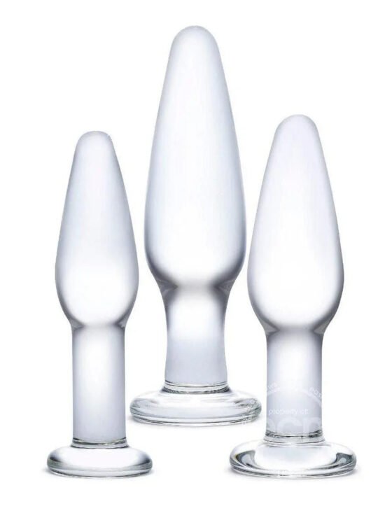Glas Anal Training 3 Piece Set Glass Clear