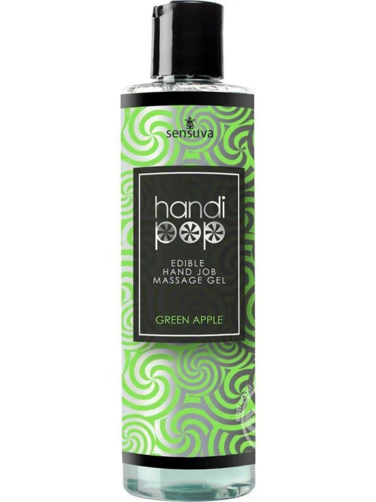 Handipop Edible Hand Job Massage Gel Green Apple 4.2 oz
