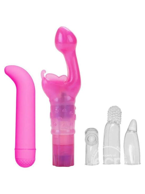 Her G Spot Multi Speed Vibrator Kit with Butterfly Kiss Stimulator