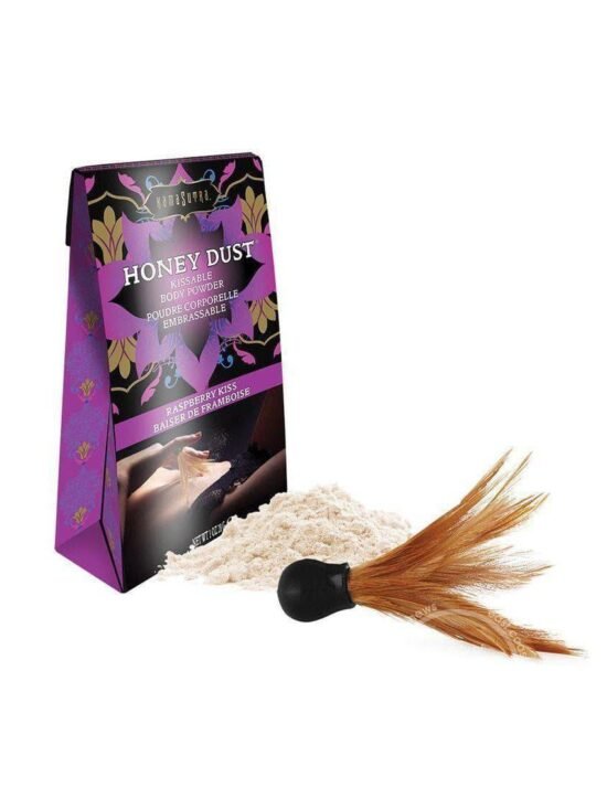 Honey Dust Delicious Kissable Body Powder for Couples Foreplay Raspberry Kiss
