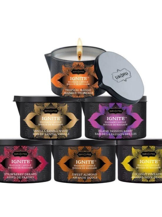 Ignite Massage Candle Warm Massage Oil Scented 6 oz Exotic Wax Free Candle