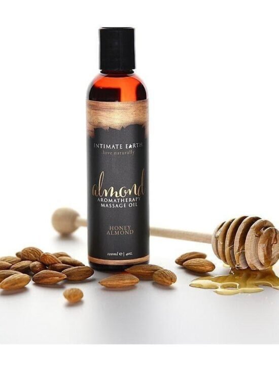 Intimate Earth Aromatherapy Organic Honey Almond Nourishing Massage Oil