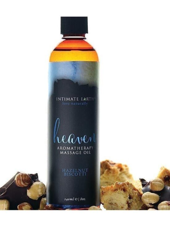 Intimate Earth Heaven Hazelnut Biscotti Aromatherapy Organic Nourishing Massage Oil