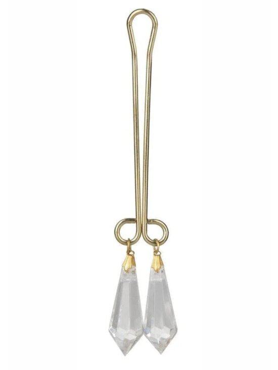 Intimate Play Non Piercing Beaded Clitoral Jewelry Clear