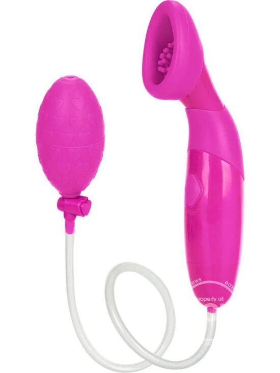 Intimate Pump Silicone Multispeed Vibrating Clitoral Pump with Tantalizing Ticklers