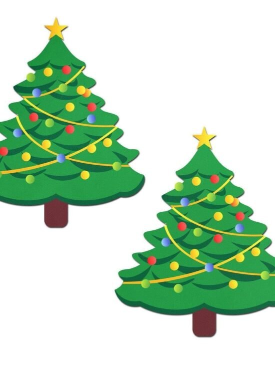 Pastease Christmas Tree Nipple Pasties