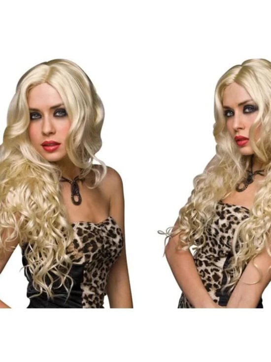 Pleasure Wigs Jennifer Long Hair with Wavy Curls at the End Wig Platinum Blonde