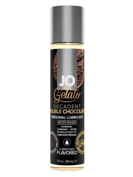 JO Gelato Water Based Personal Flavored Lubricant Decadent Double Chocolate