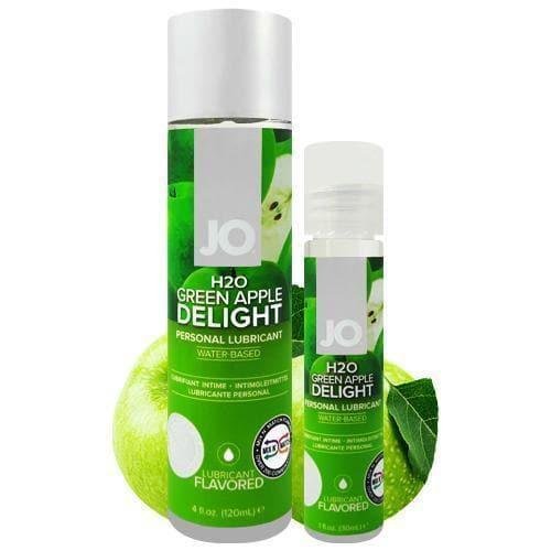 JO H2O Water Based Natural Flavor Extracts Lubricant Green Apple Delight