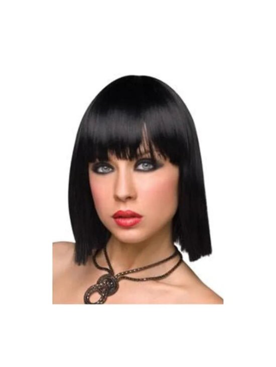 Pleasure Wigs Katie Short Shoulder Length Hair Banged Wig Black