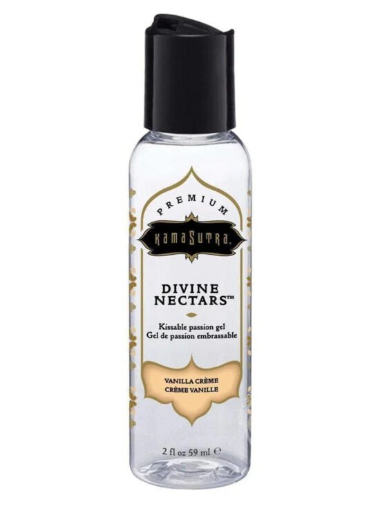 Kama Sutra Divine Nectars Water Based Flavored Body Glide Lubricant Vanilla Crème