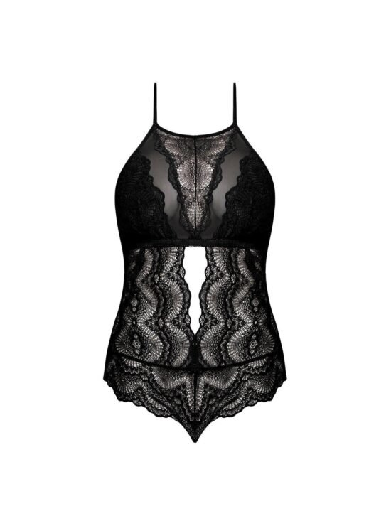 Magic Silk Sugar & Spice Teddy With Snap Crotch Black