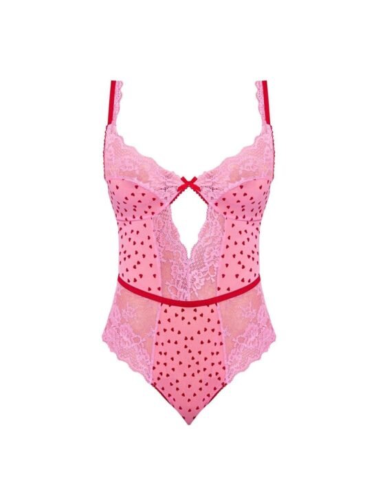 Magic Silk Tickled Pink Balconette Teddy Pink