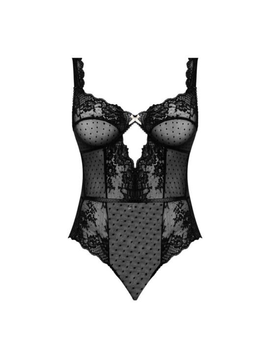 Magic Silk Tickled Pink Balconette Teddy Black