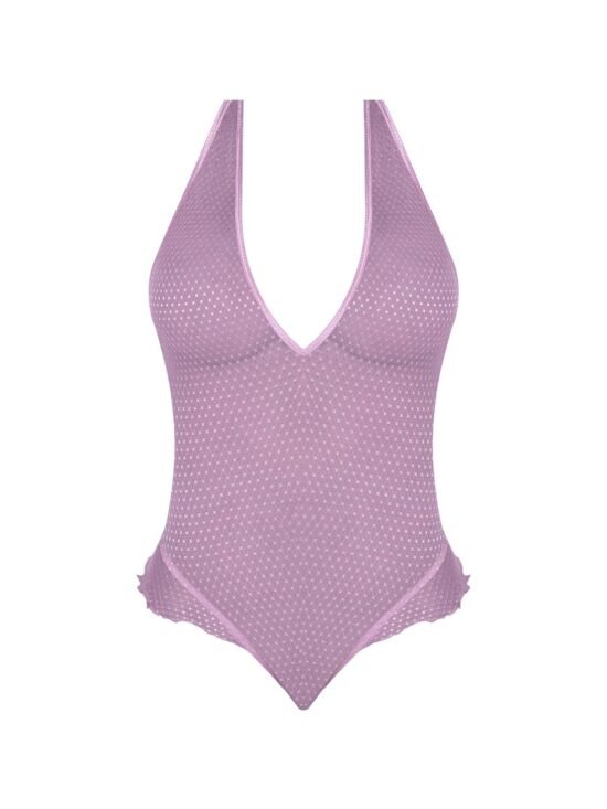 Magic Silk Girl Next Door Plunge Teddy Lilac
