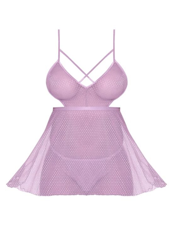 Magic Silk Girl Next Door BabyDoll & Panty Lilac