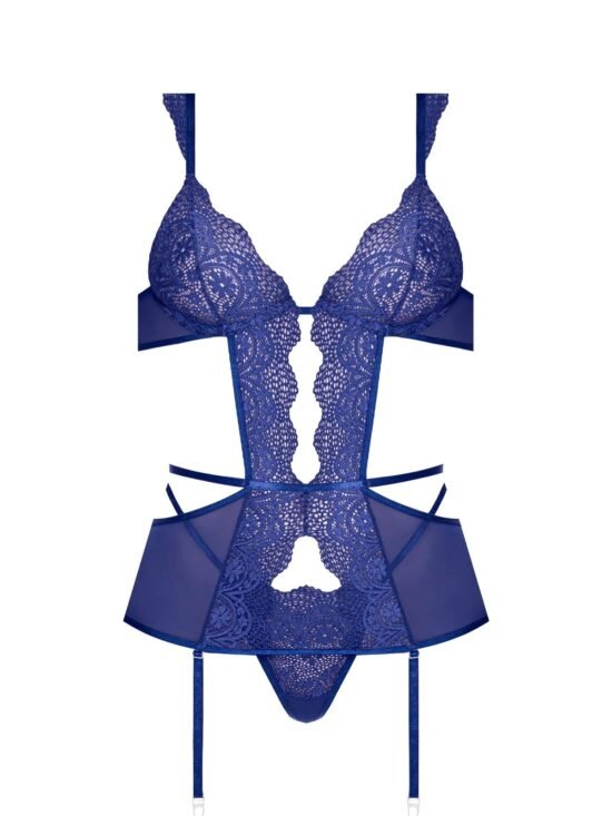 Magic Silk Berrylicious Cutout Dress & G-String Set Blueberry