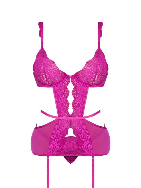 Magic Silk Berrylicious Cutout Dress & G-String Set Raspberry