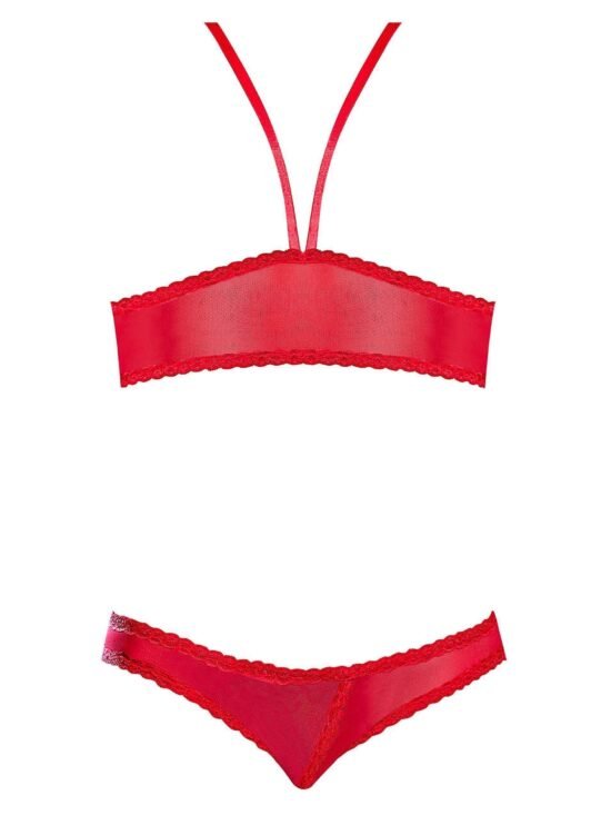 Magic Silk Risque Business Bra & Panty Red