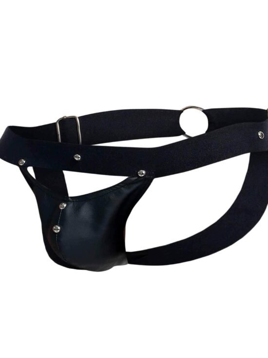 Male Basics Dngeon PeekABoo Jockstrap Black