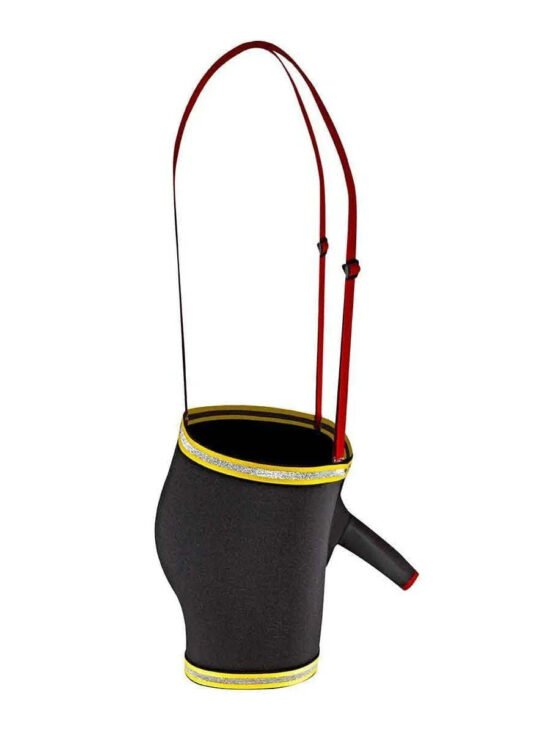 Male Power Firefighter Costume Hose Me Down Black