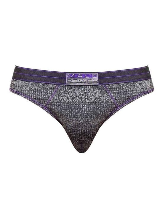 Male Power Heather Haze Cutout Jock Grey