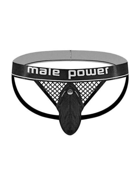 Male Power Penis Net Penis Ring Jock Black